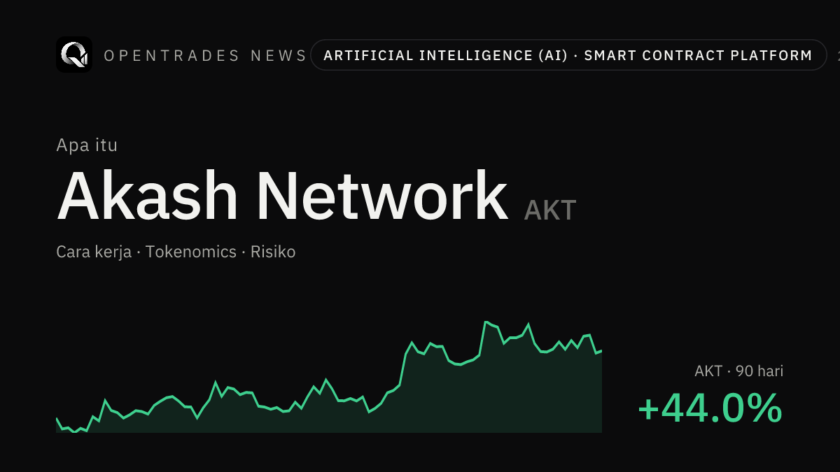 Apa Itu Akash Network (AKT)? Cara Kerja, Tokenomics, dan Risikonya