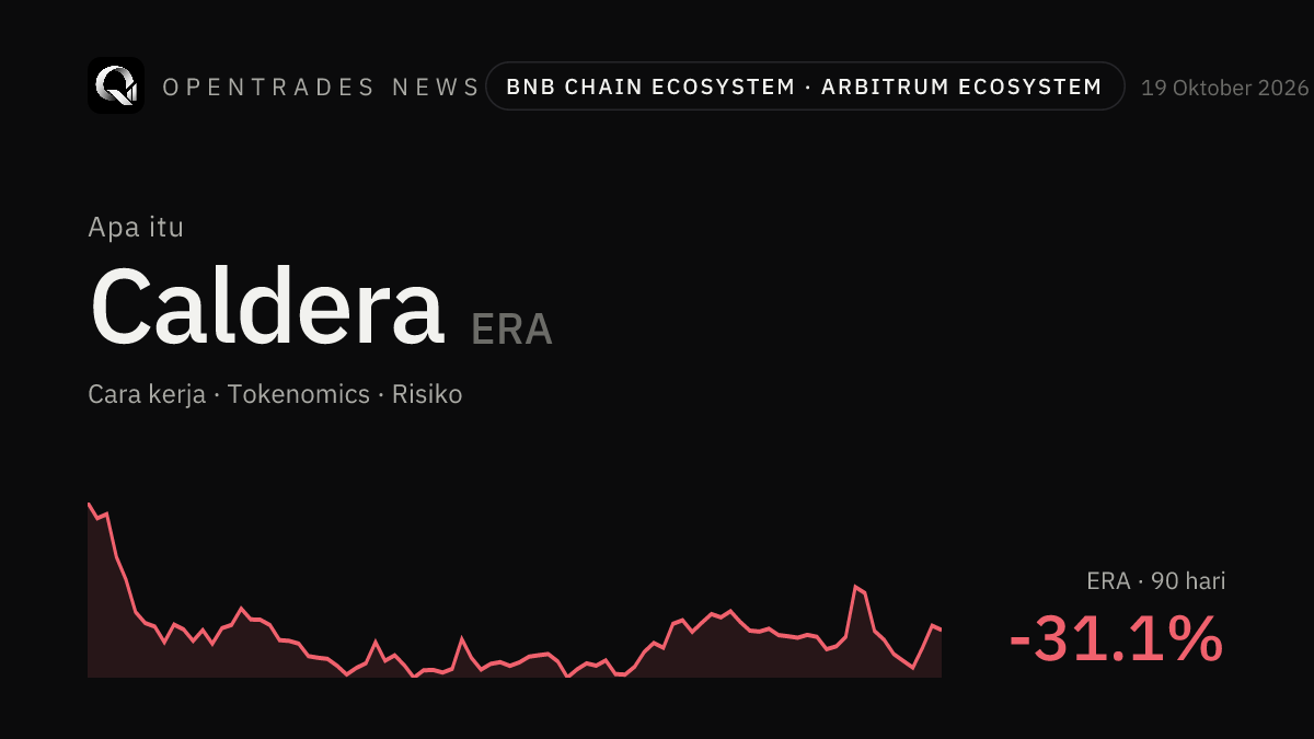 Apa Itu Caldera (ERA)? Cara Kerja, Tokenomics, dan Risikonya