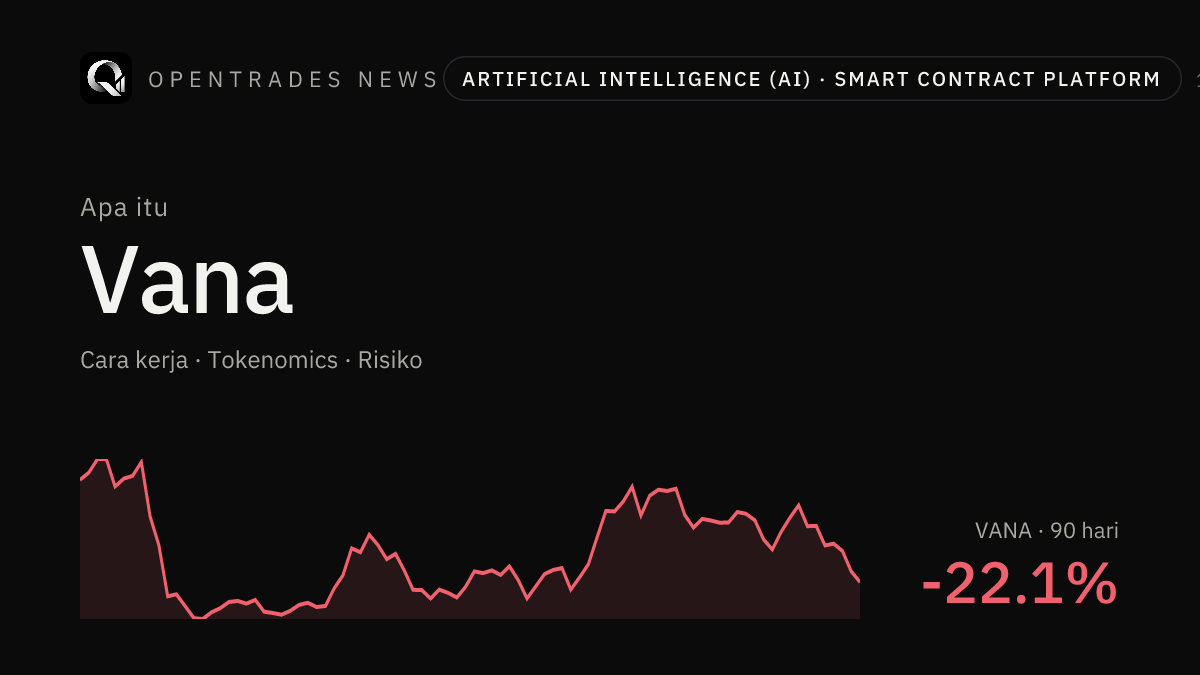 Apa Itu Vana (VANA)? Cara Kerja, Tokenomics, dan Risikonya