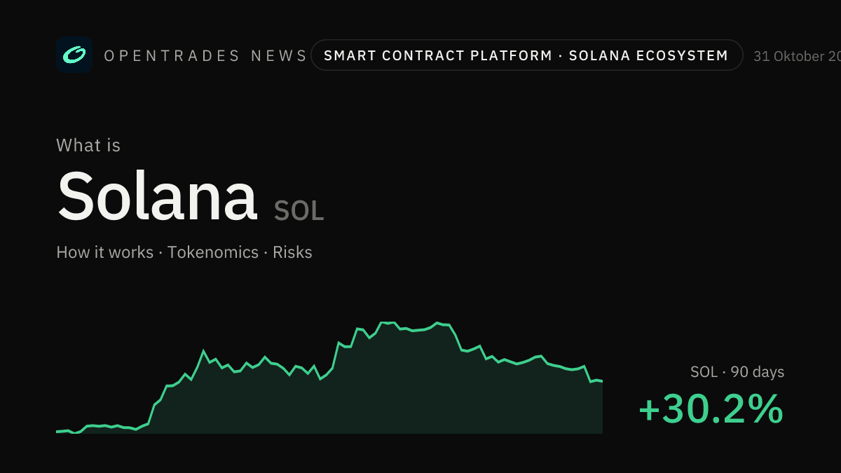 What Is Solana (SOL)? How It Works, Tokenomics and Risks