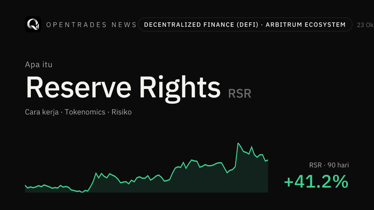 Apa Itu Reserve Rights (RSR)? Cara Kerja, Tokenomics, dan Risikonya