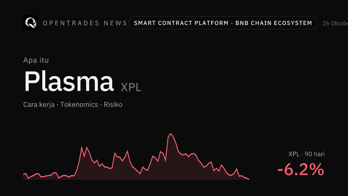Apa Itu Plasma (XPL)? Cara Kerja, Tokenomics, dan Risikonya
