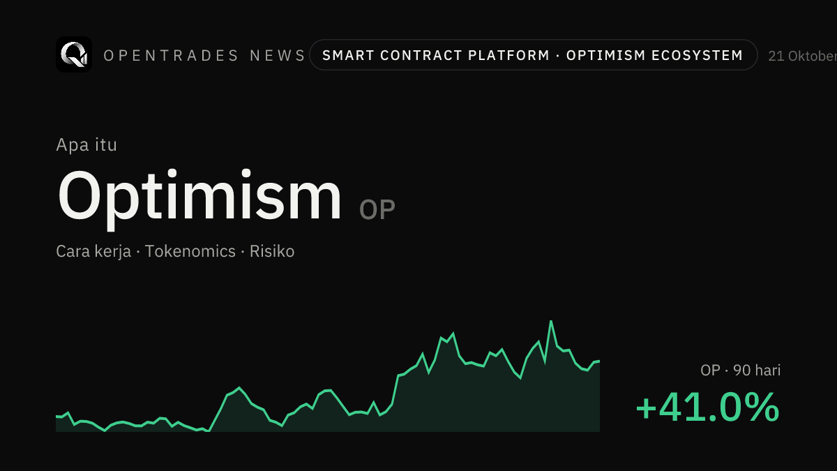 Apa Itu Optimism (OP)? Cara Kerja, Tokenomics, dan Risikonya