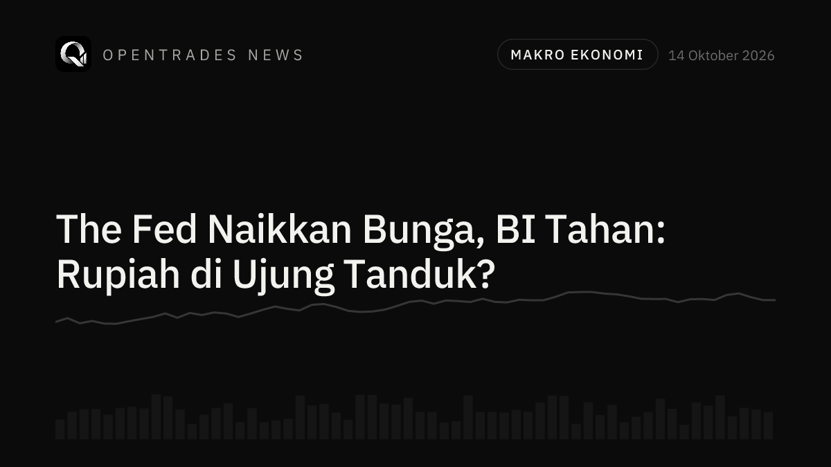 The Fed Naikkan Bunga, BI Tahan di 5,75%: Kapan Giliran Rupiah?