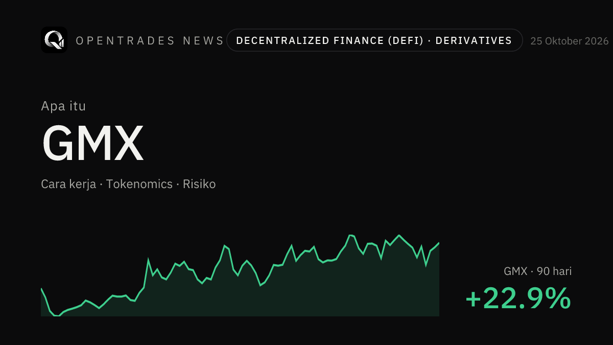 Apa Itu GMX (GMX)? Cara Kerja, Tokenomics, dan Risikonya