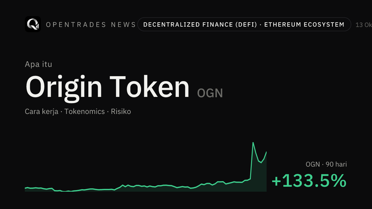 Apa Itu Origin Token (OGN)? Cara Kerja, Tokenomics, dan Risikonya