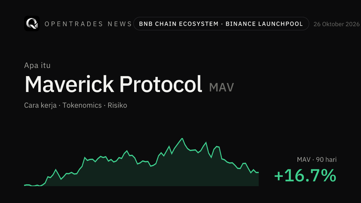 Apa Itu Maverick Protocol (MAV)? Cara Kerja, Tokenomics, dan Risikonya