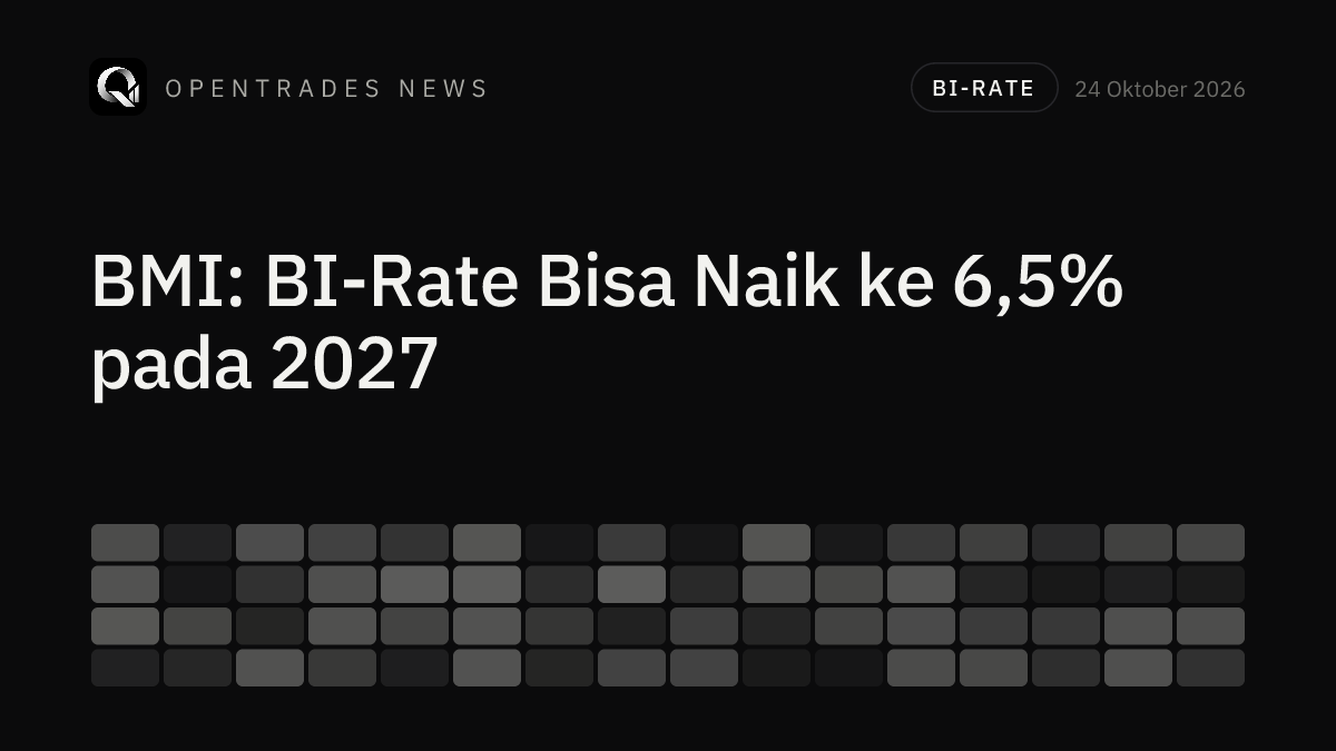 BMI Fitch Solutions: BI-Rate Bisa Naik Jadi 6,5% pada 2027